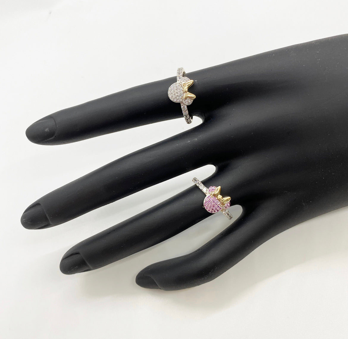 14K Mouse Bow CZ
