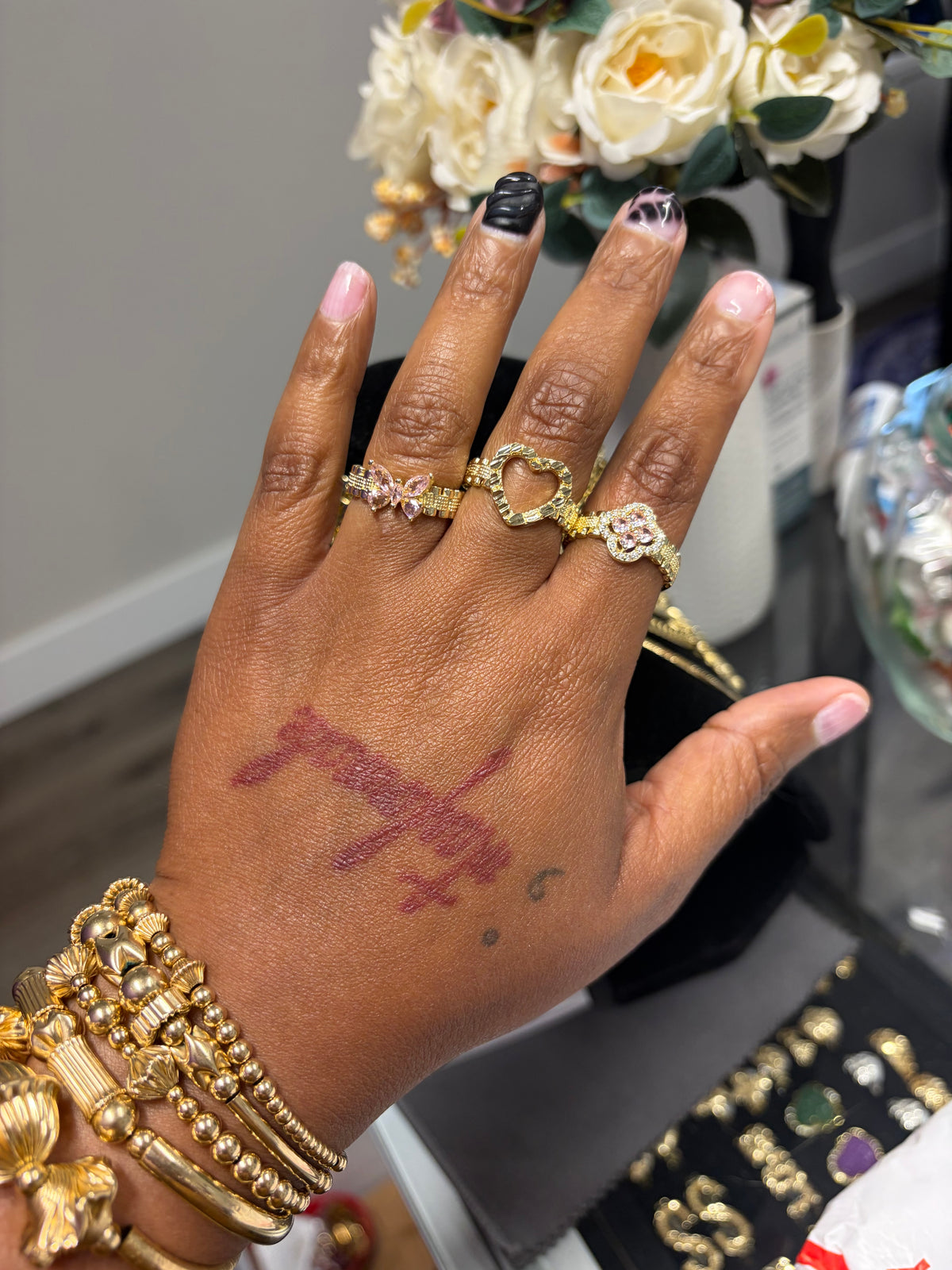 Roulette Style Ring Set