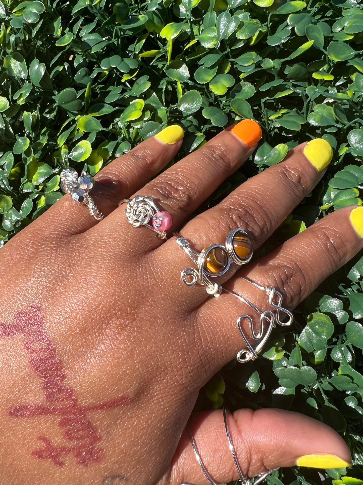 Assorted Silver Ring Set