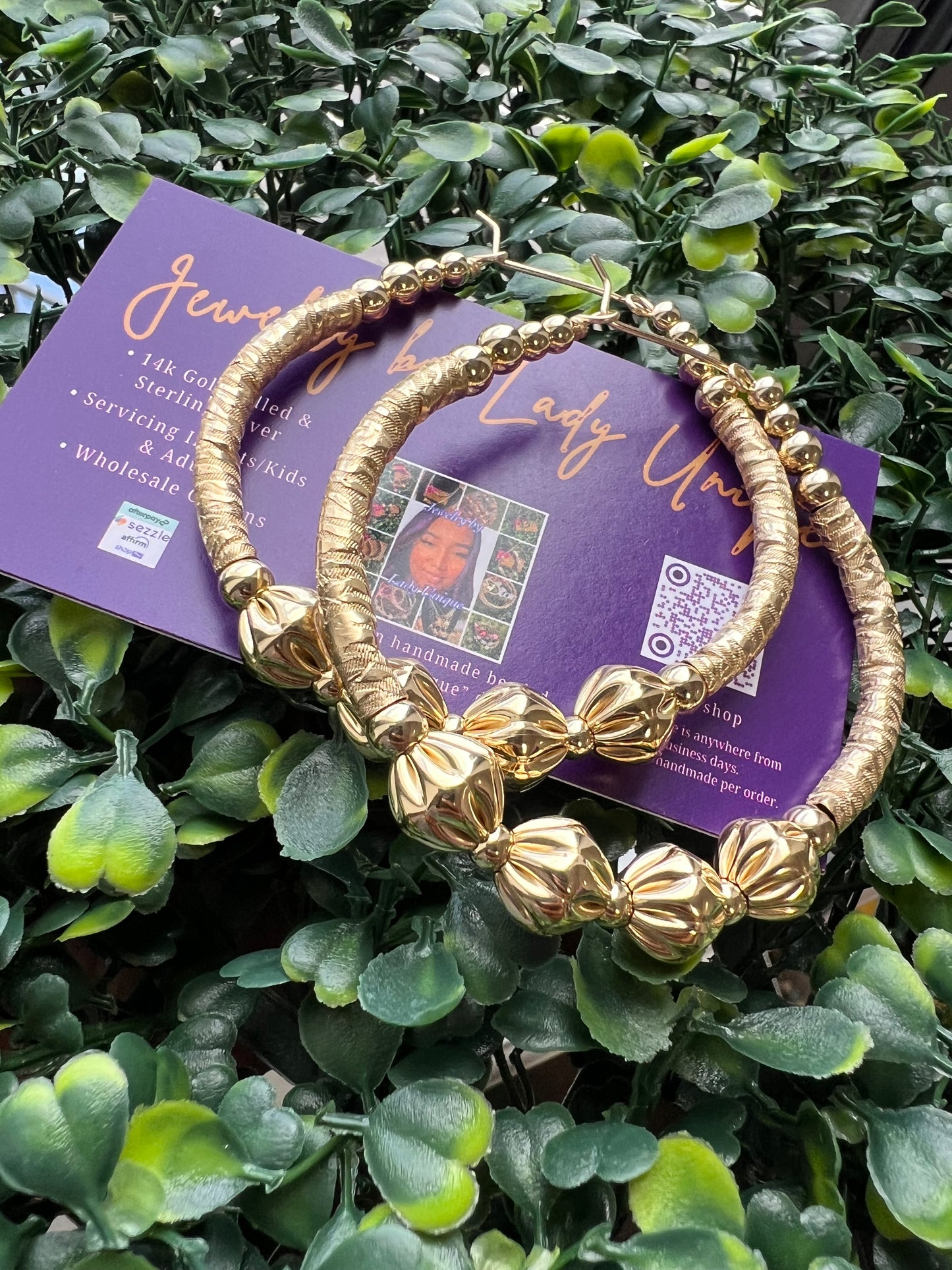 All Gold Bangle Hoops