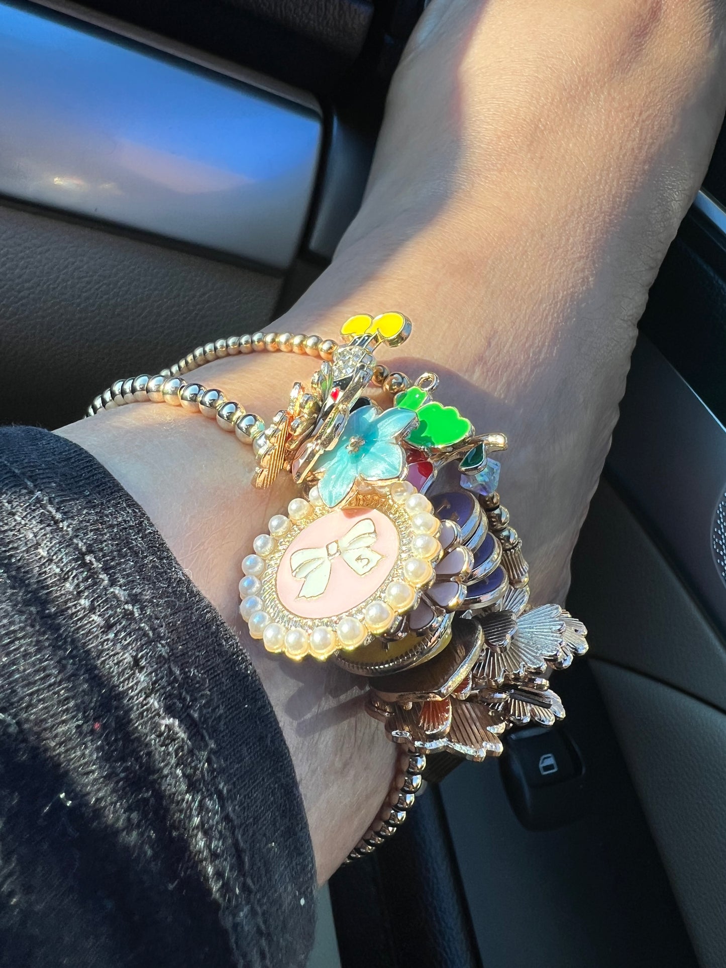 Junk Stretchy Charm Anklet
