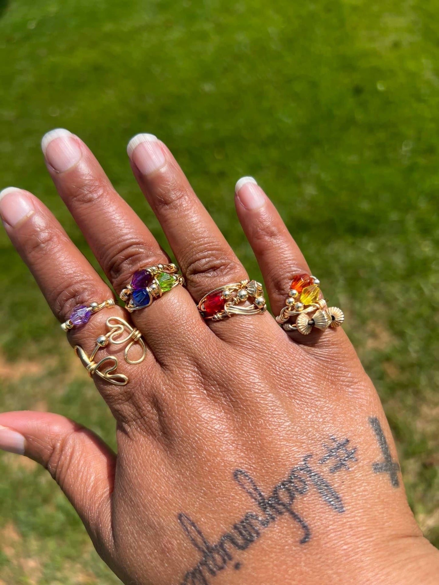 Rainbow 🌈 Ring Stack
