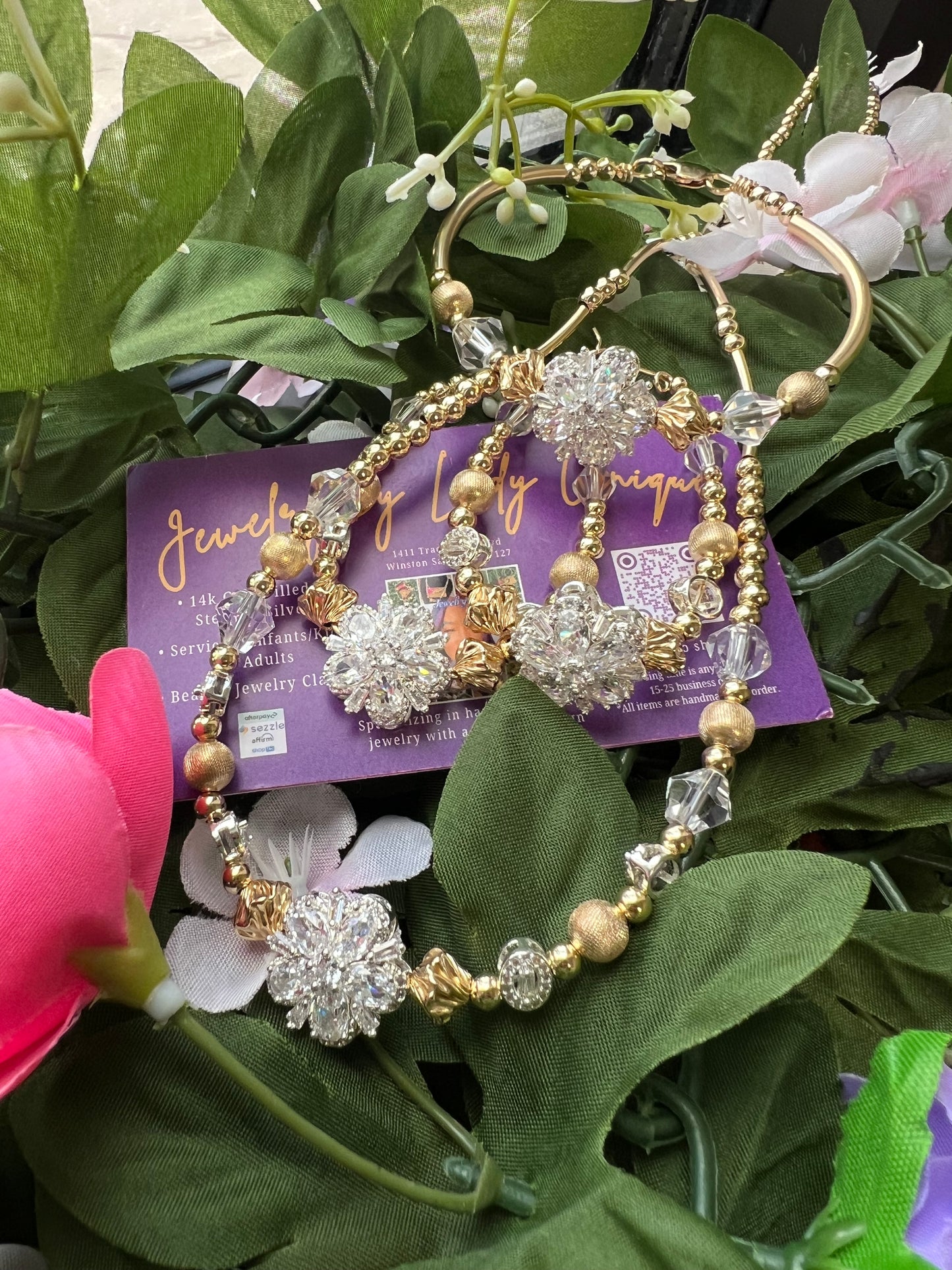 CZ Flower Set