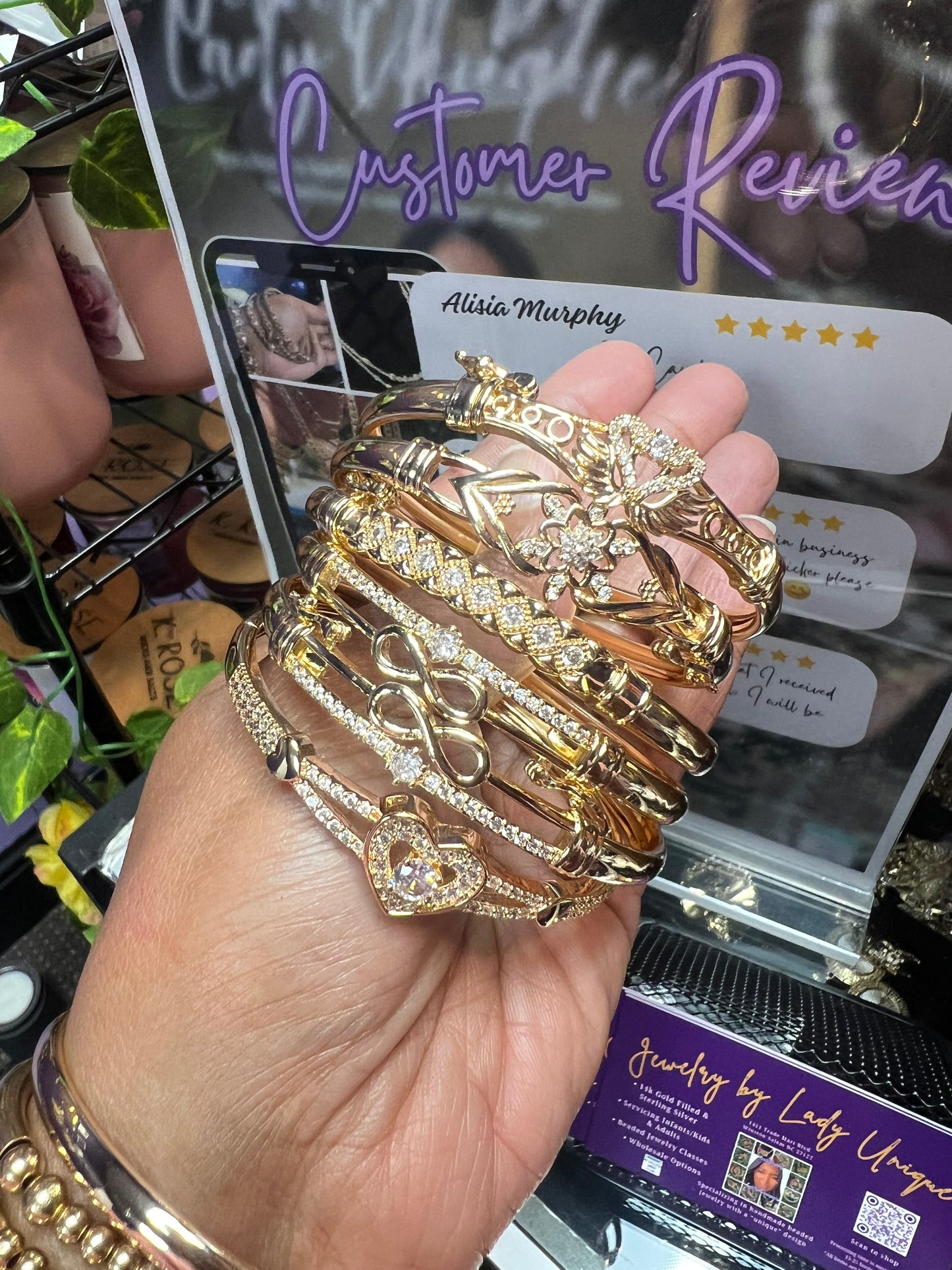 Closed Bangle Cuffs
