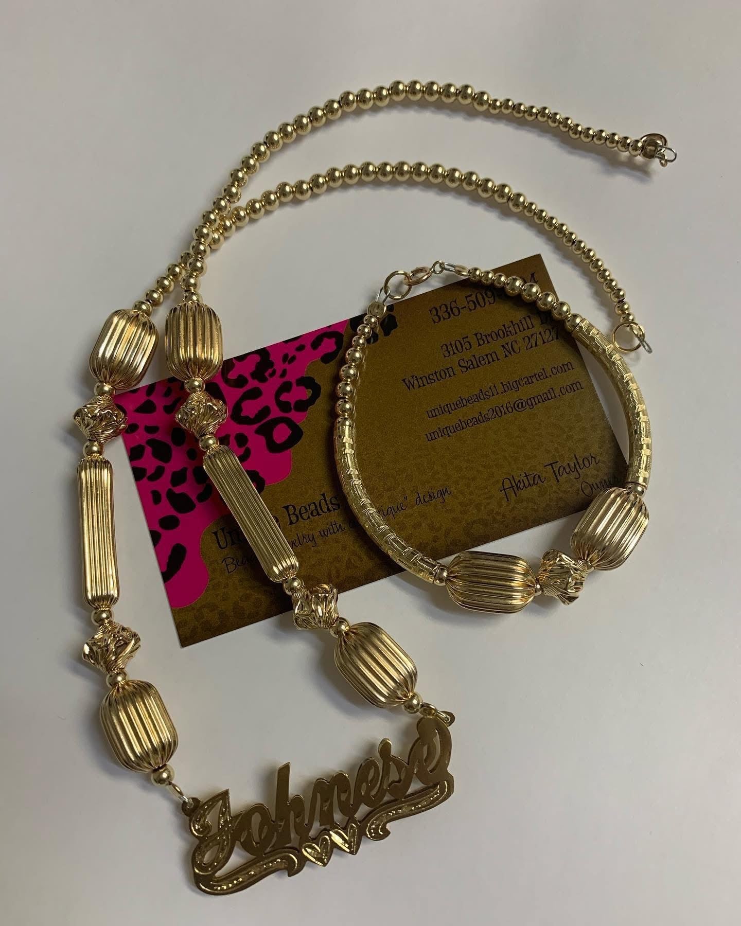 She Fancy Nameplate 2 Piece Set