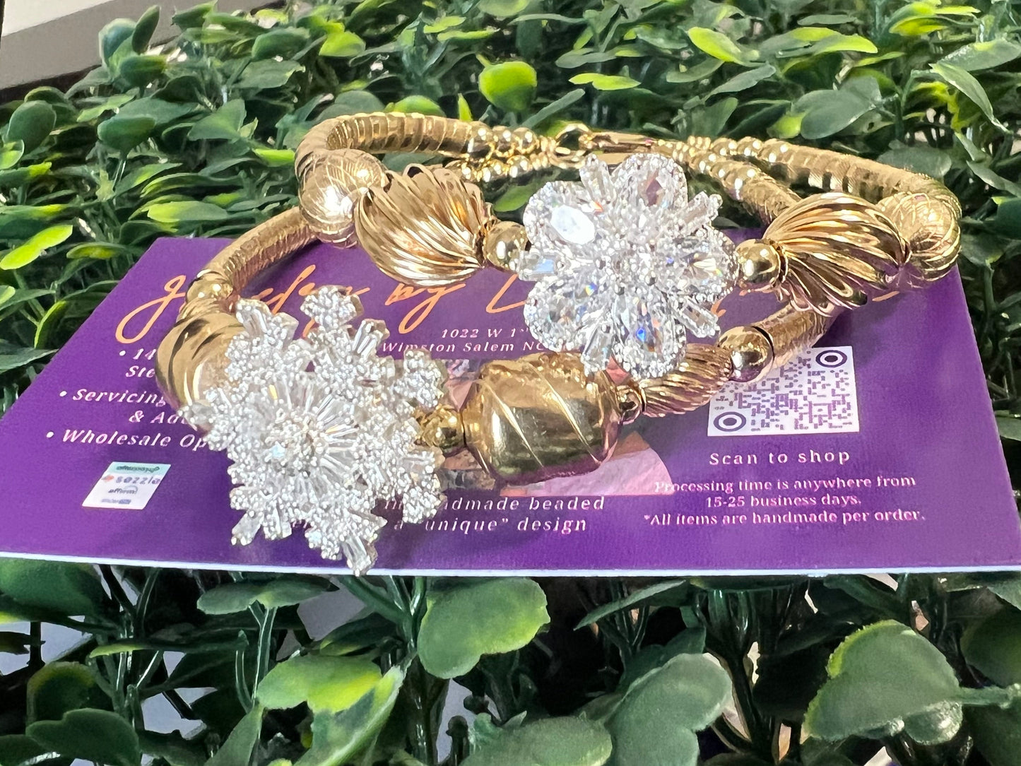 CZ Bangle Set
