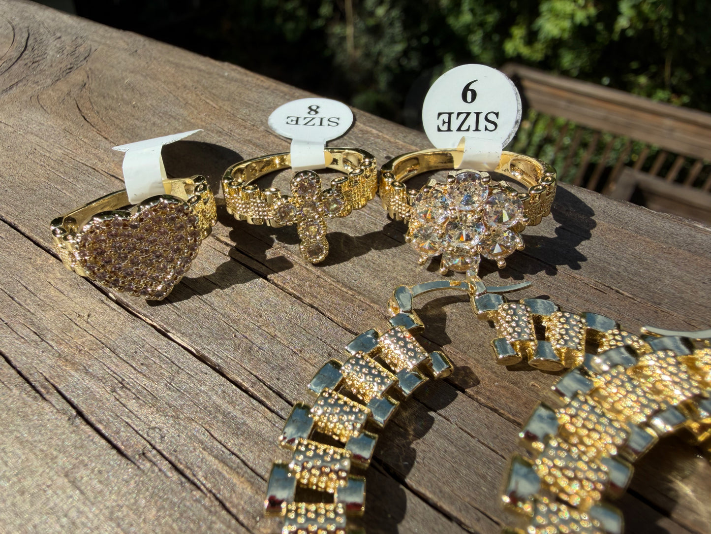 Roulette Ring Set w/Matching Earrings