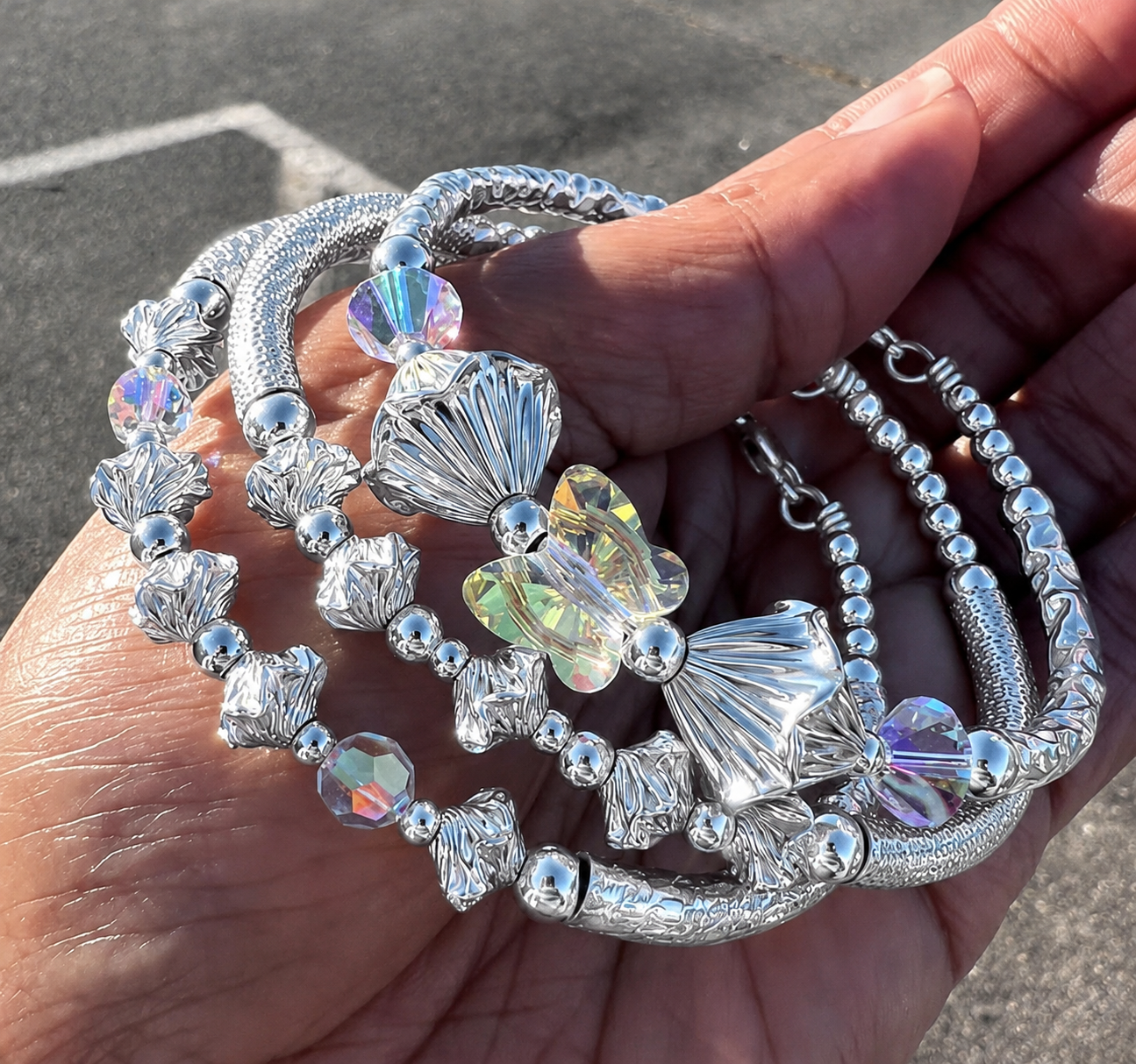 Silver Elegance w/A Touch of Sparkle