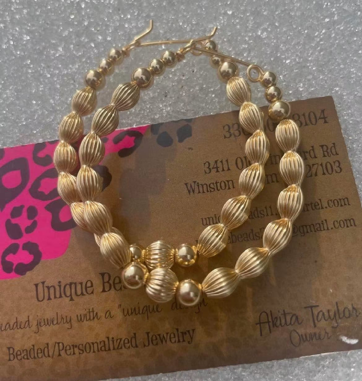 Corrugated Tube Earrings