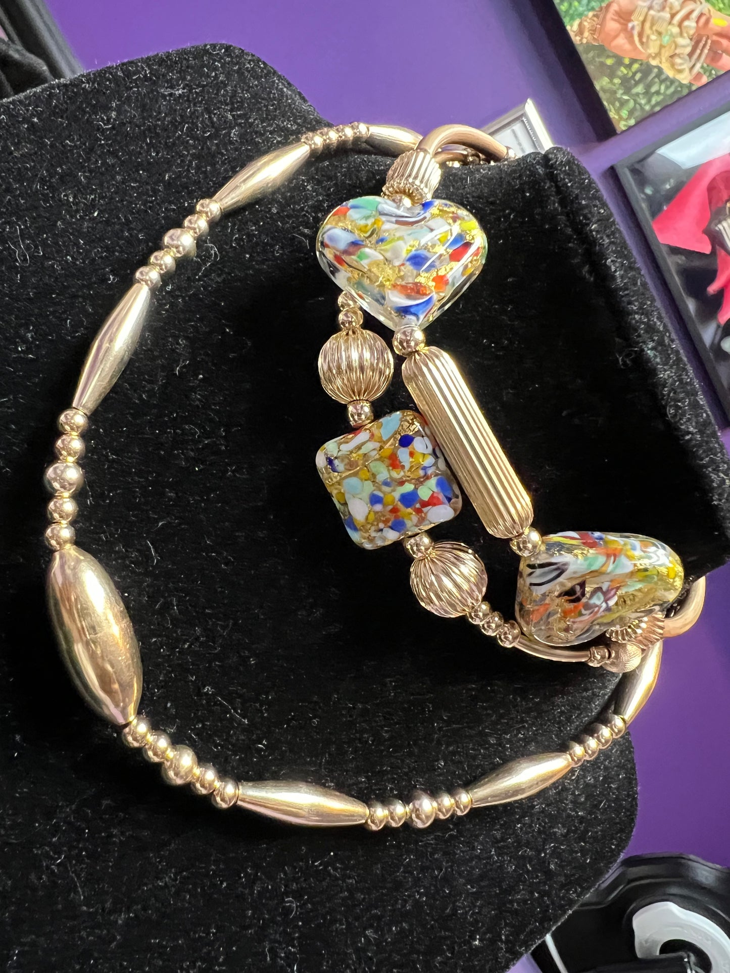 Confetti Anklet Set