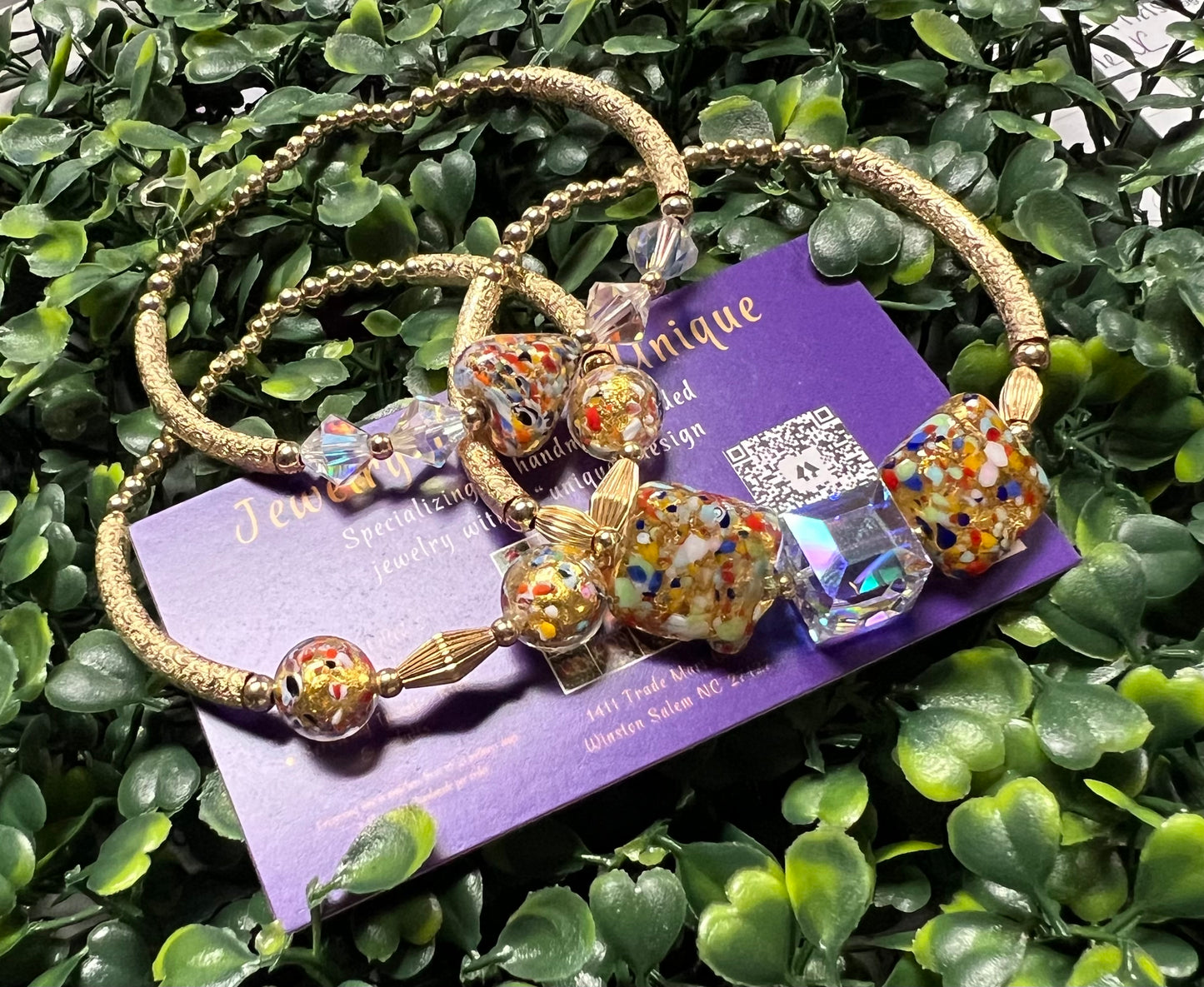 Confetti/Swarovski Stretch Set