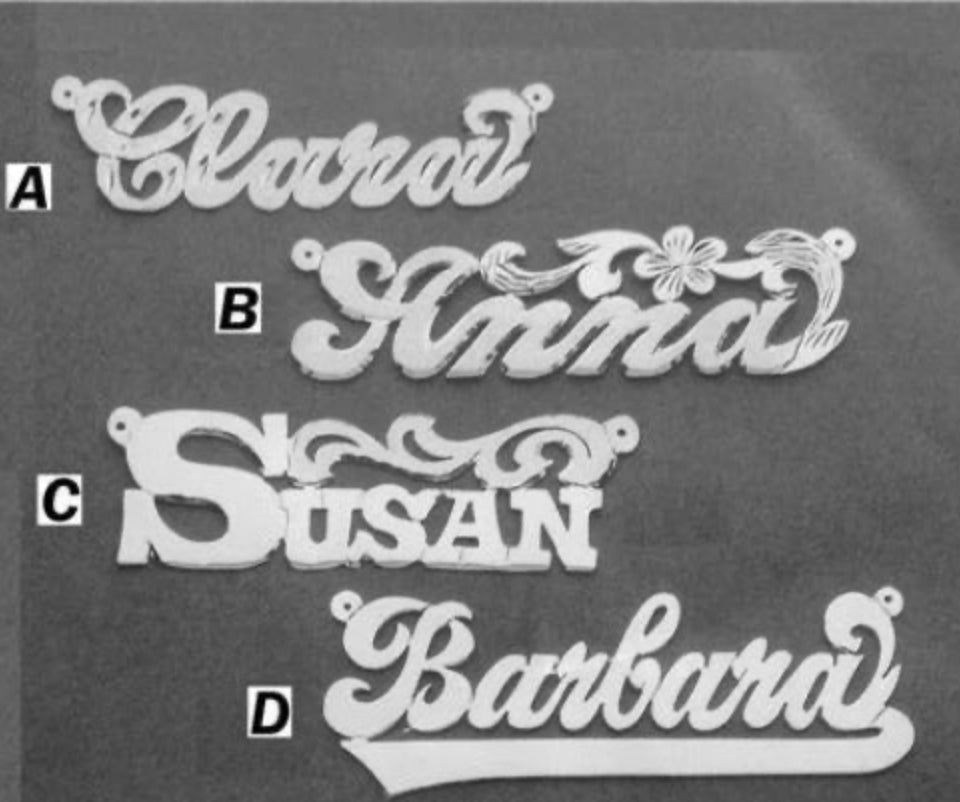 Single Plate Nameplate