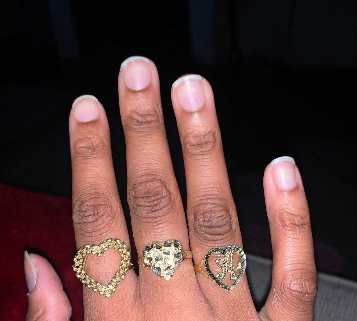 Heart Nugget Ring
