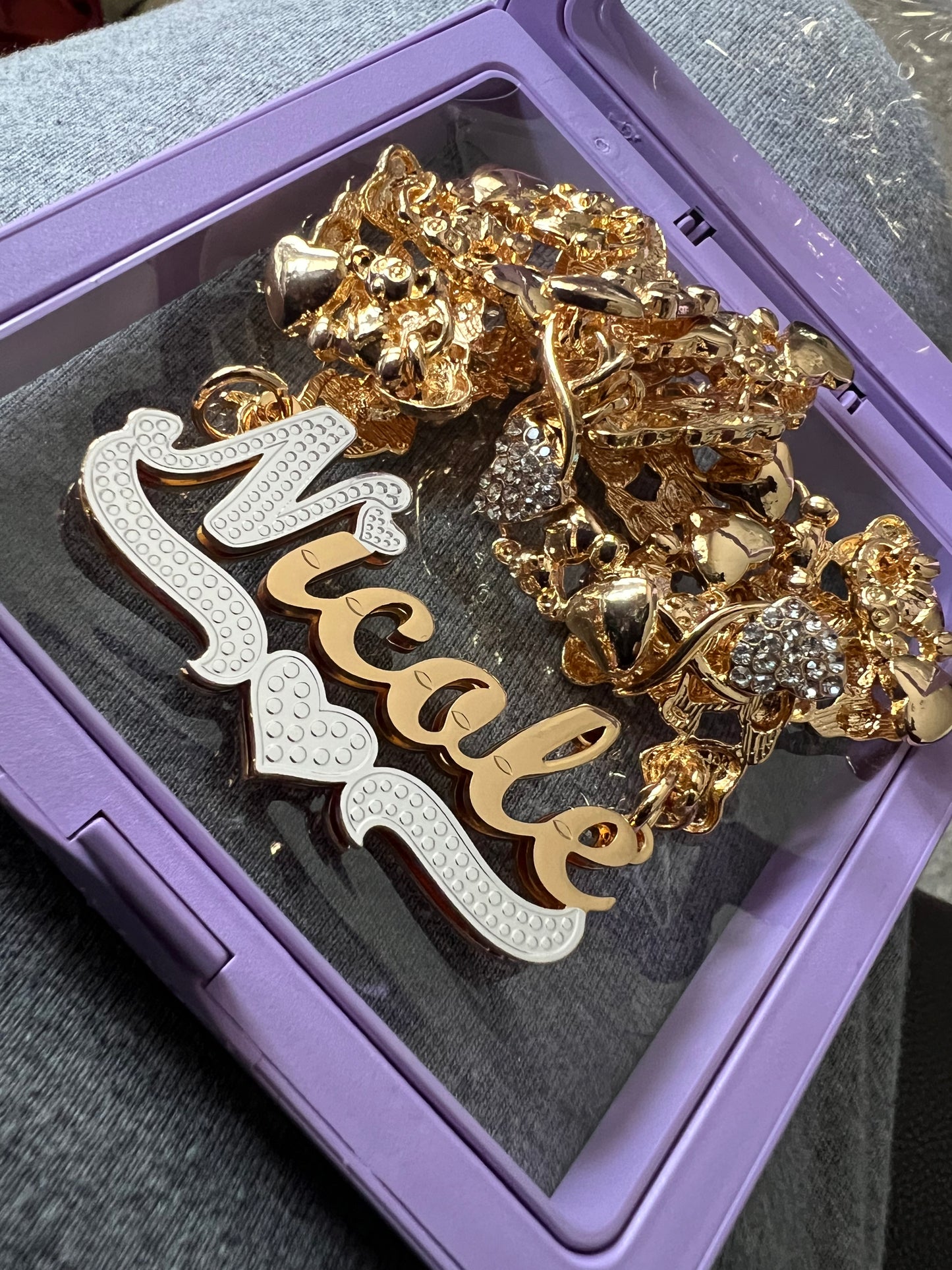 Teddy Bear XoXo nameplate