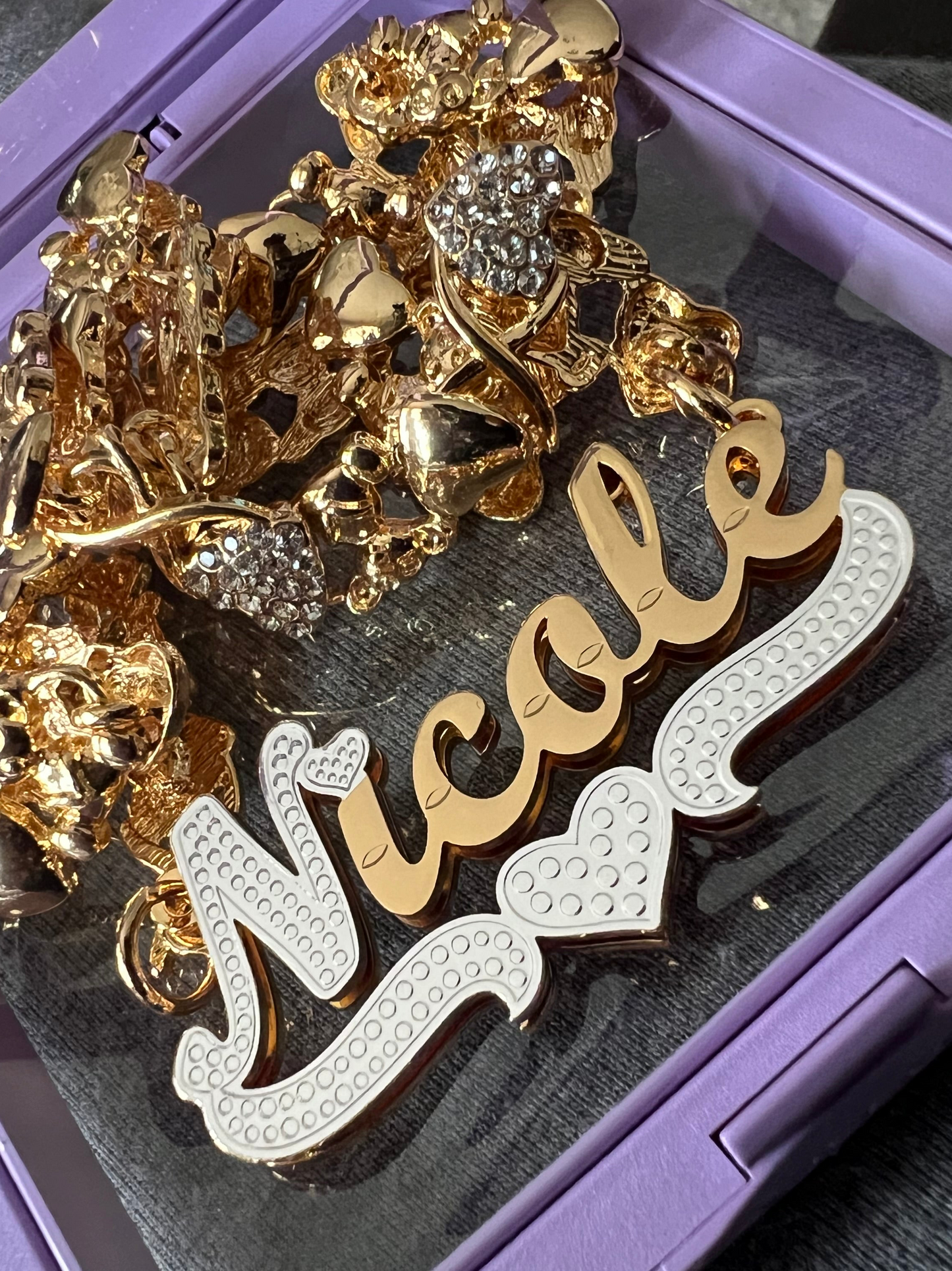 Teddy Bear XoXo nameplate