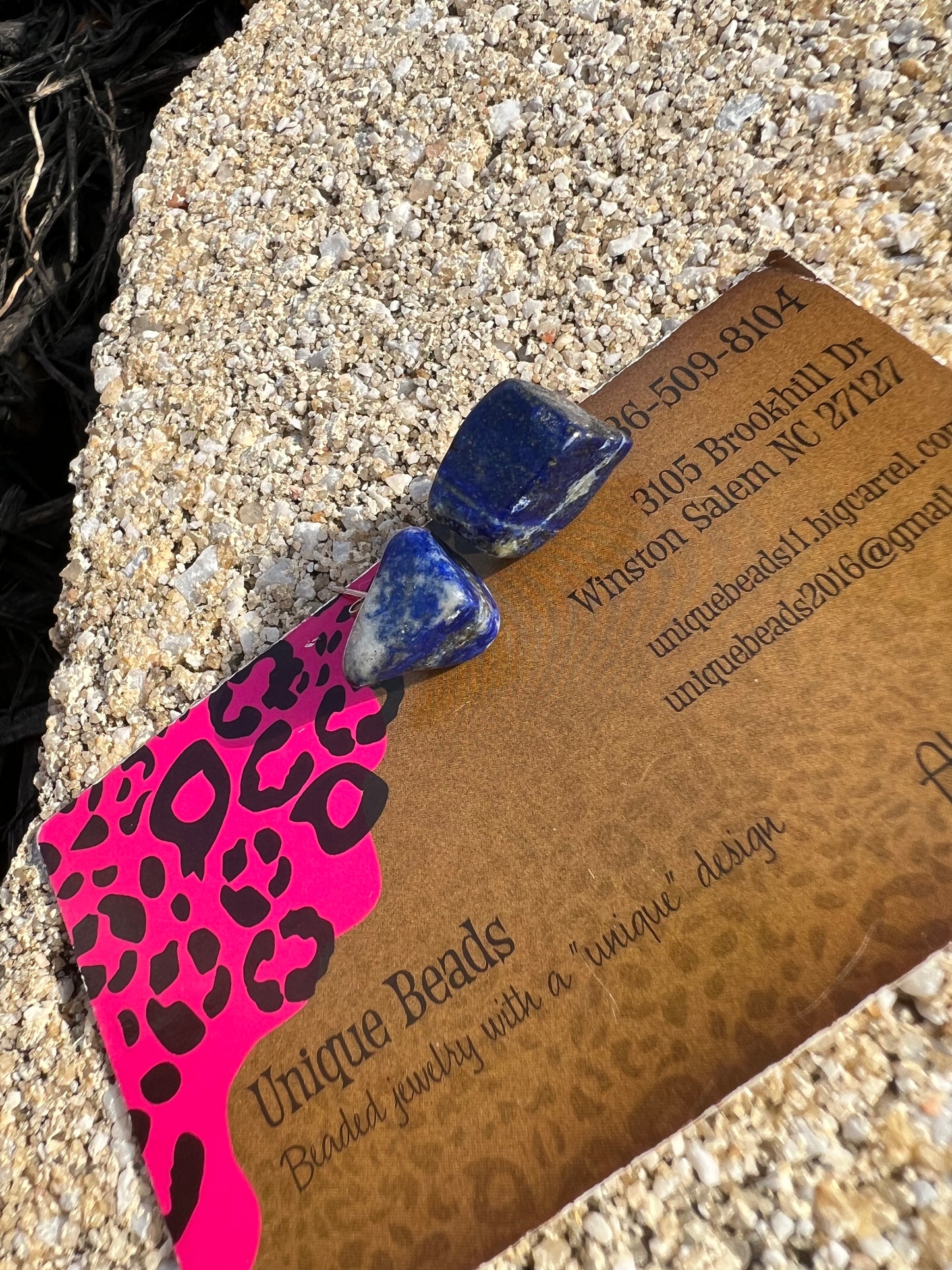 Tumbled Gemstone Stud Earrings