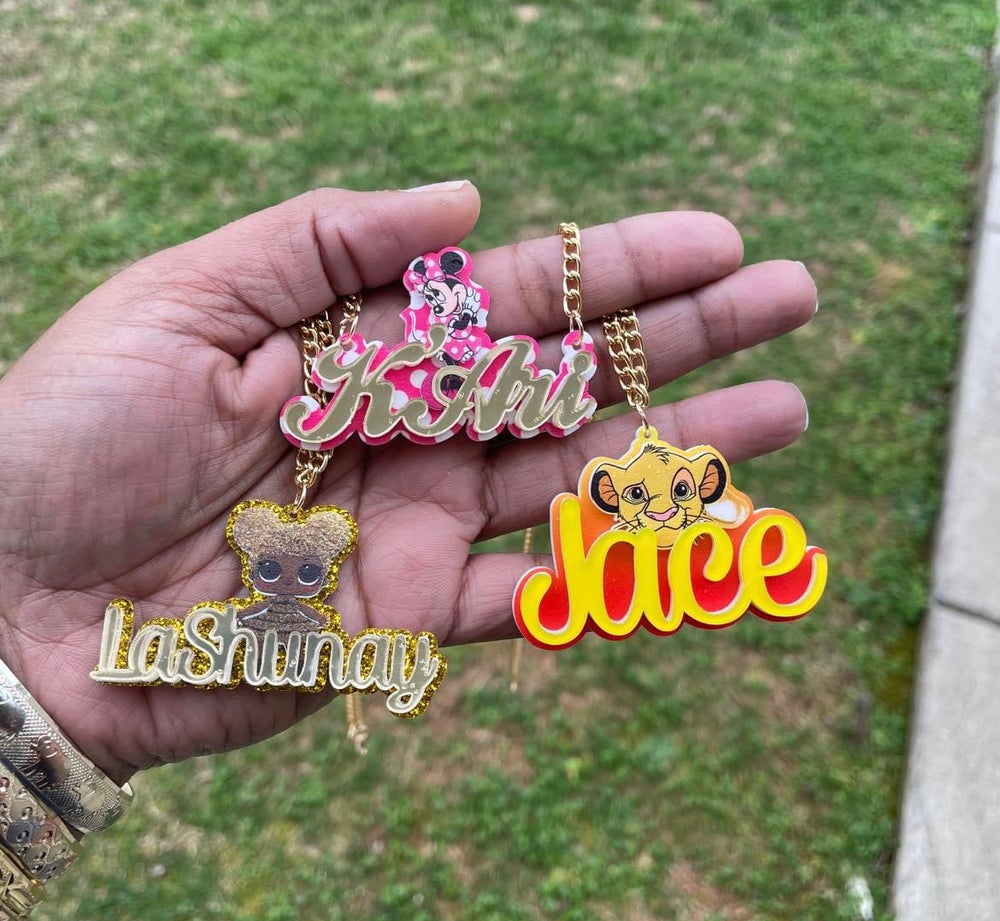 Acrylic Character Nameplate