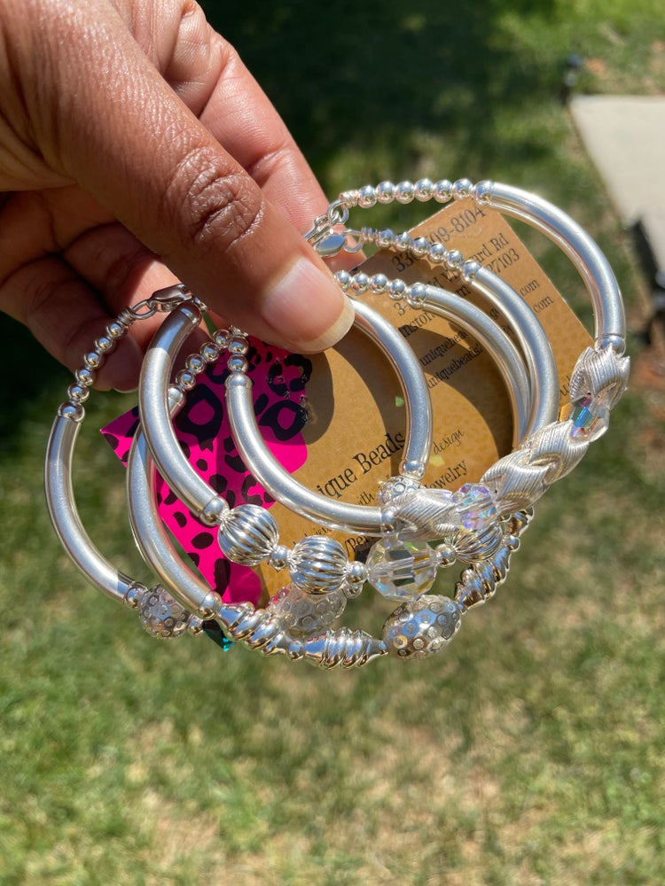 Silver Bangle Bundle