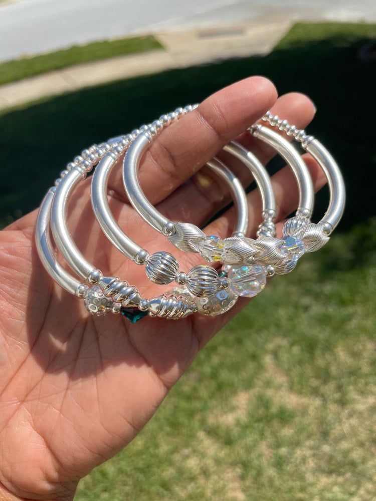 Silver Bangle Bundle