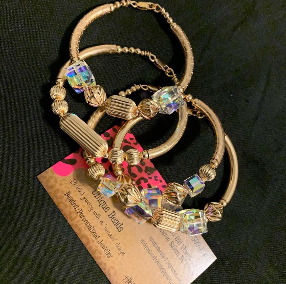 Blinged Out Bangle Set