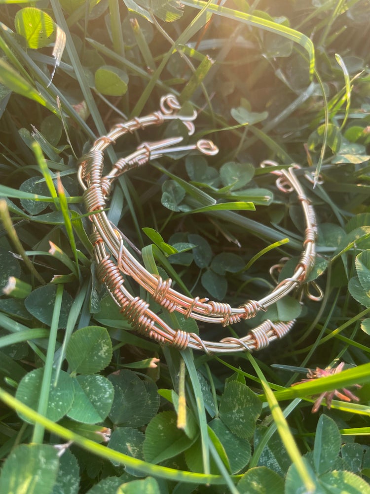 Handmade Wire Cuff Bangles