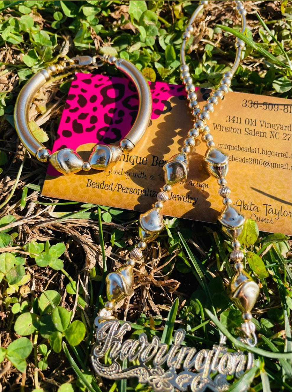 Rose 🌹 Nameplate Set