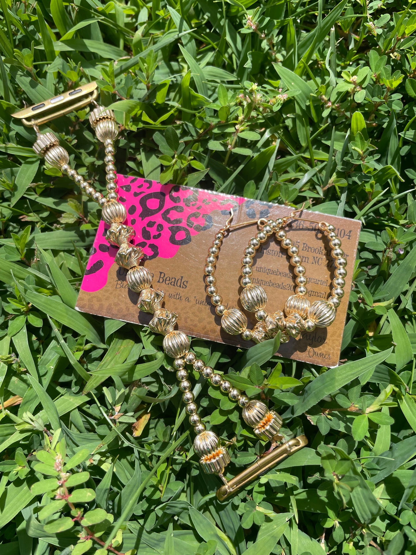 Watch Band W/Earrings