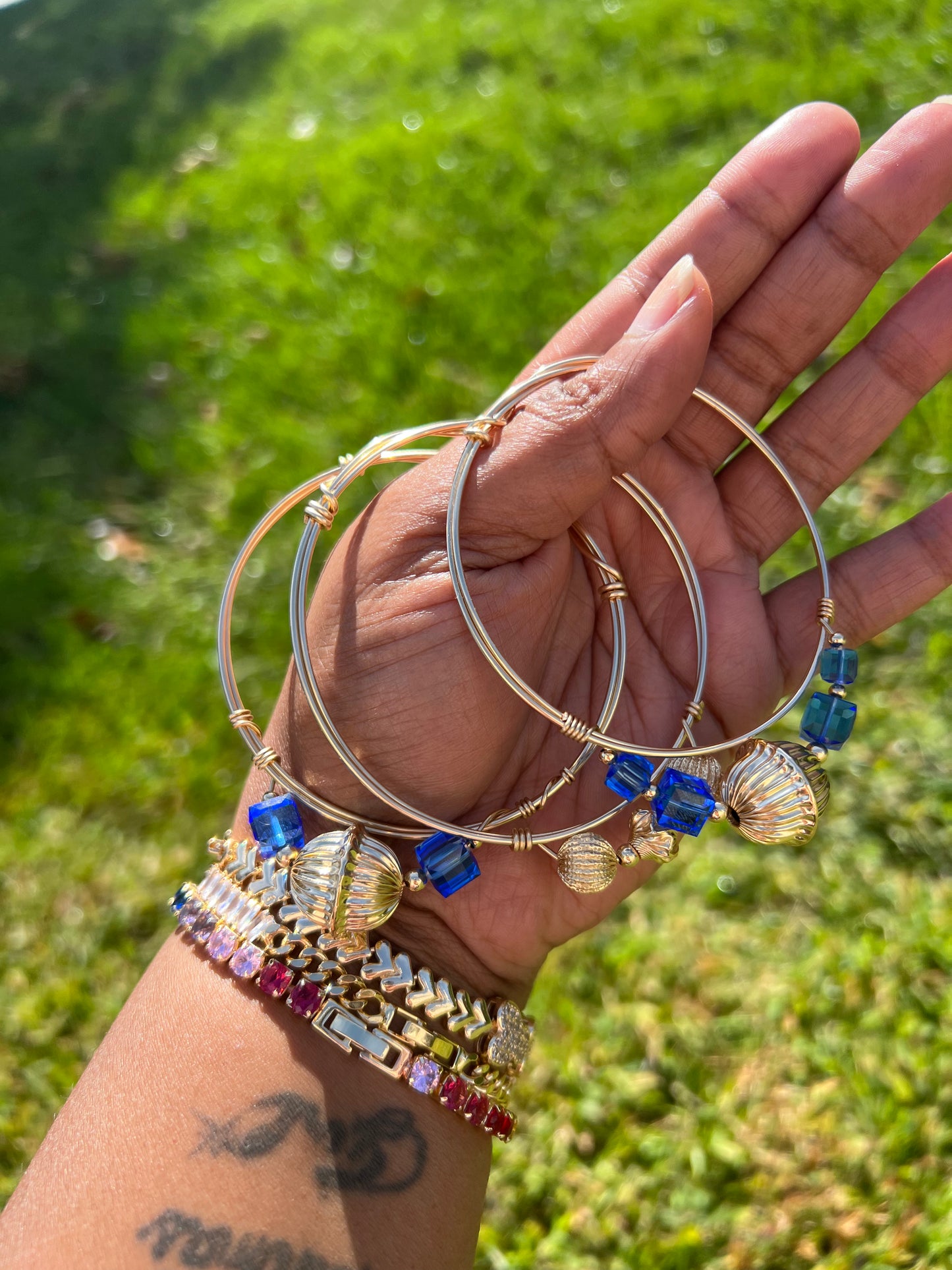 GF Handmade Wire Bangles