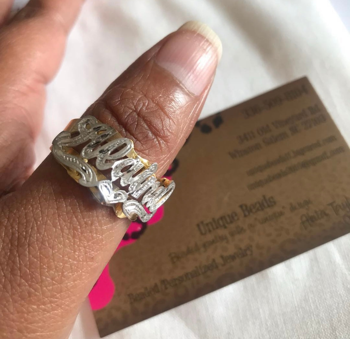 Circular Nameplate Ring