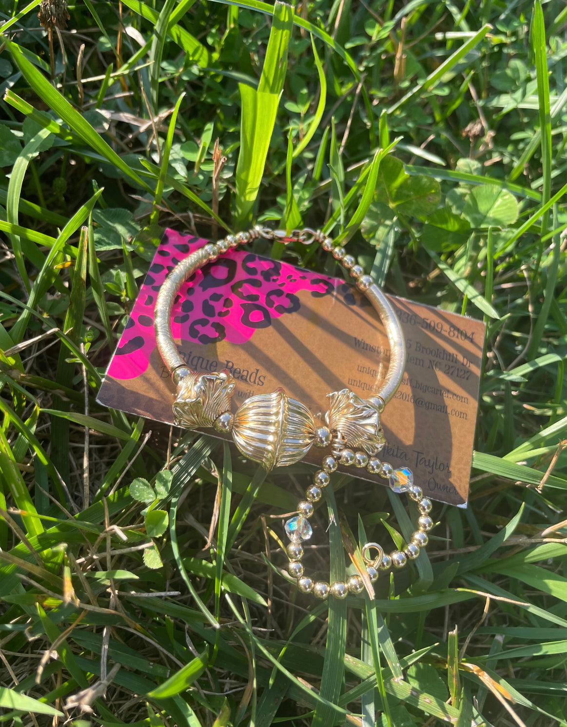 Chunky Acorn W/Heart Charm
