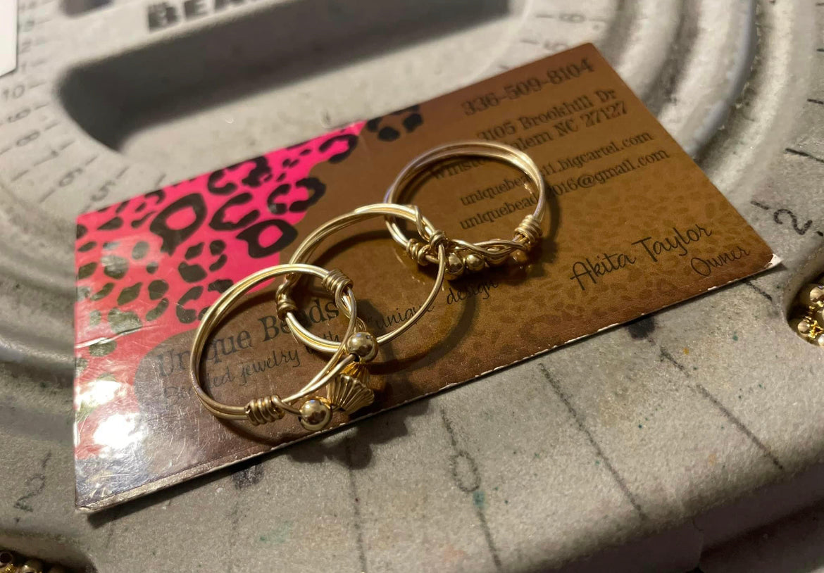 Gold Filled Ring Set