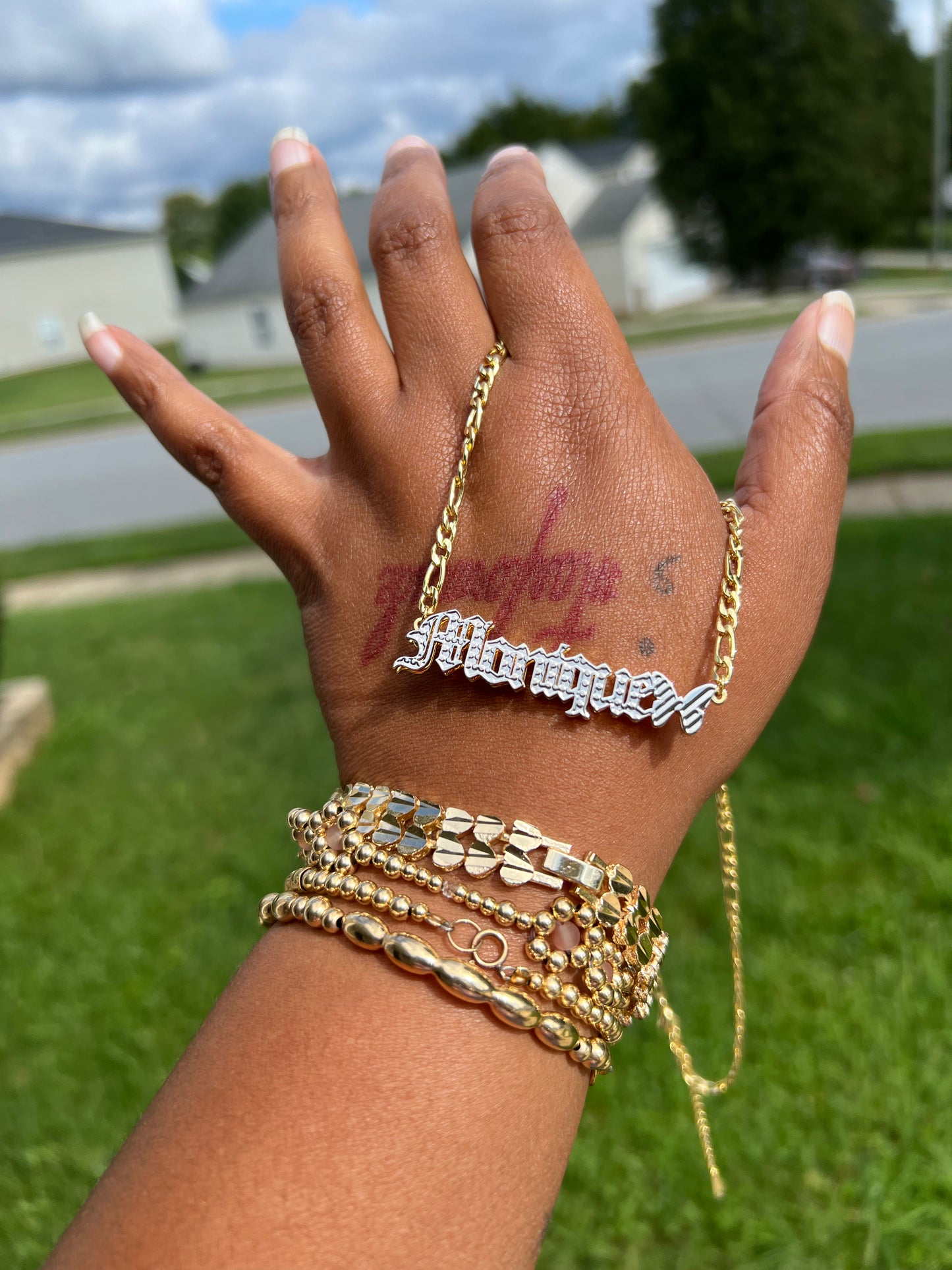 Butterfly Name Necklace