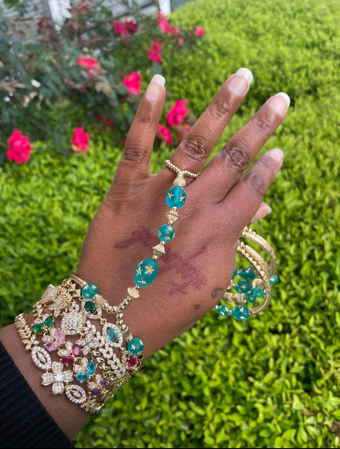 Back Hand Ring Bracelet