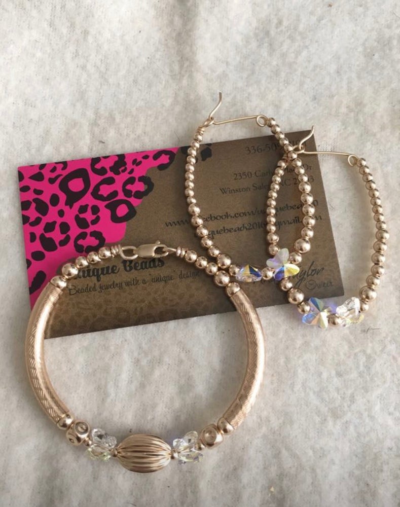 Elegant Butterfly Bangle Set