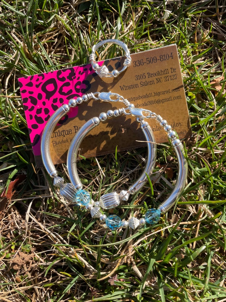 Silver Bangle Set