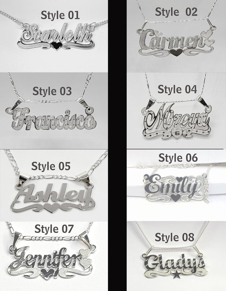 Sterling Silver 925 Nameplate