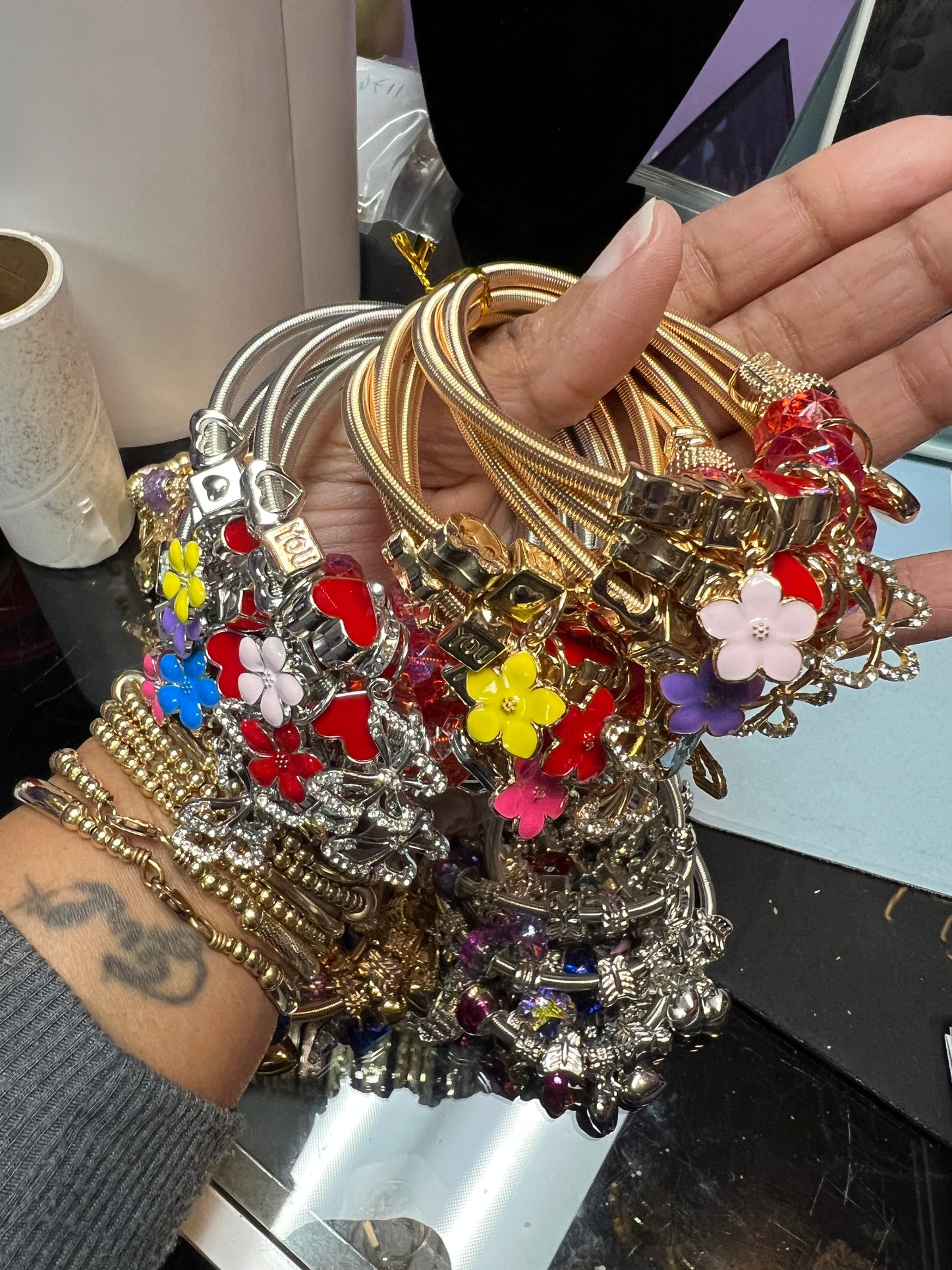 Stretchy Charm Bracelets