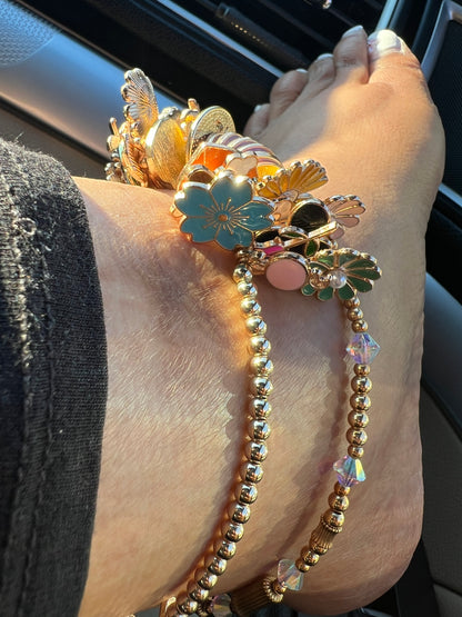 Junk Stretchy Charm Anklet