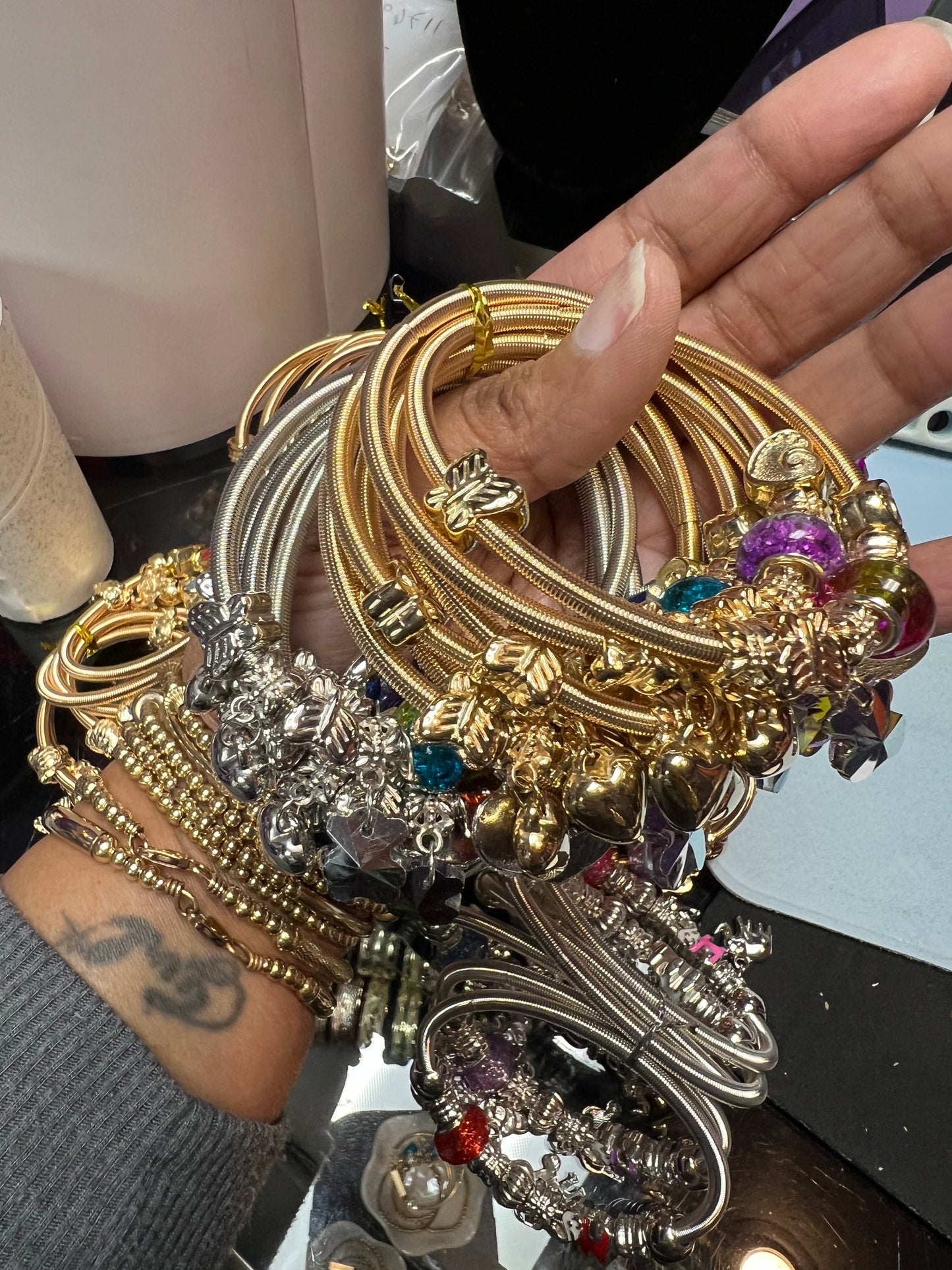 Stretchy Charm Bracelets