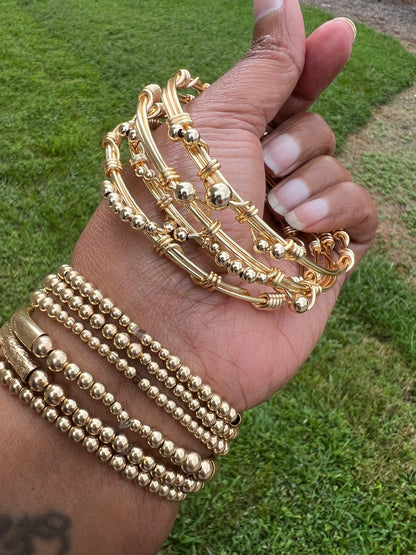 Wire Bangle Set