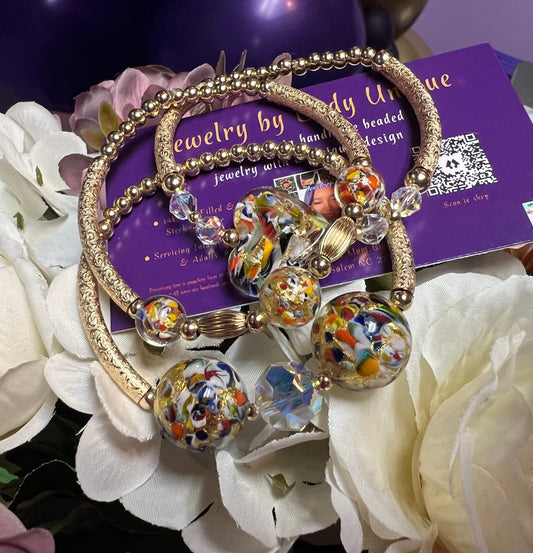 Confetti/Swarovski Stretch Set