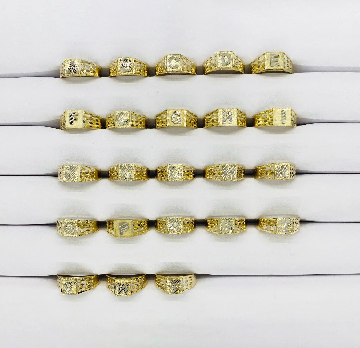 Diamond Cut 10K Ring