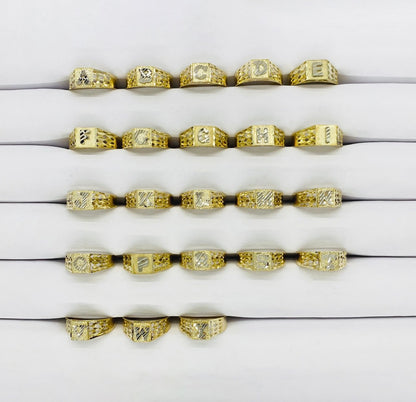 Diamond Cut 10K Ring