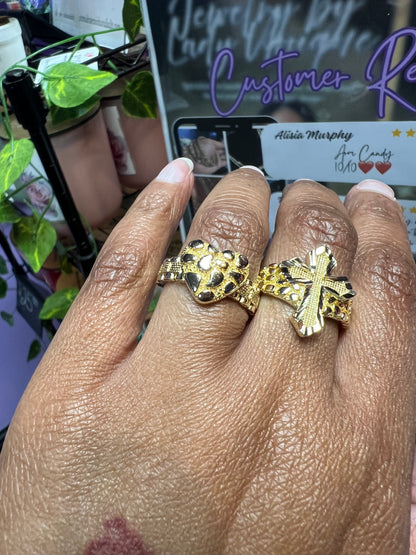 Nugget Heart Ring