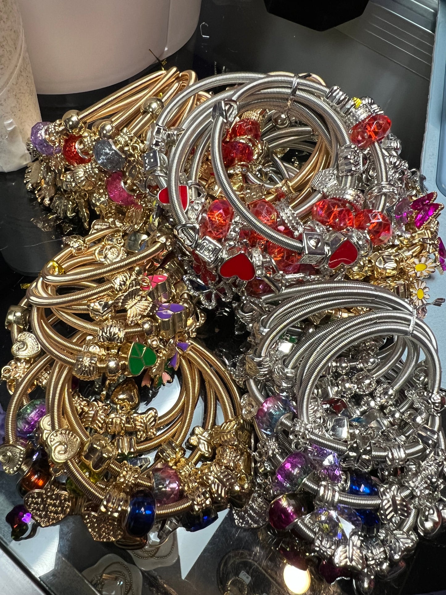 Stretchy Charm Bracelets