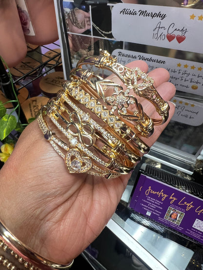 Closed Bangle Cuffs