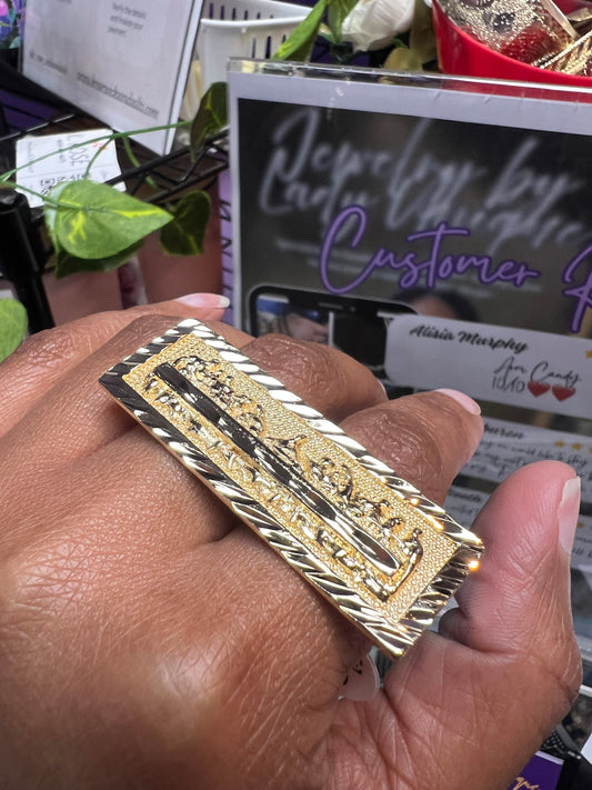 Last Supper Double Ring