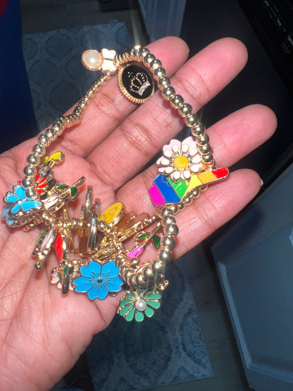 Junk Stretchy Charm Anklet