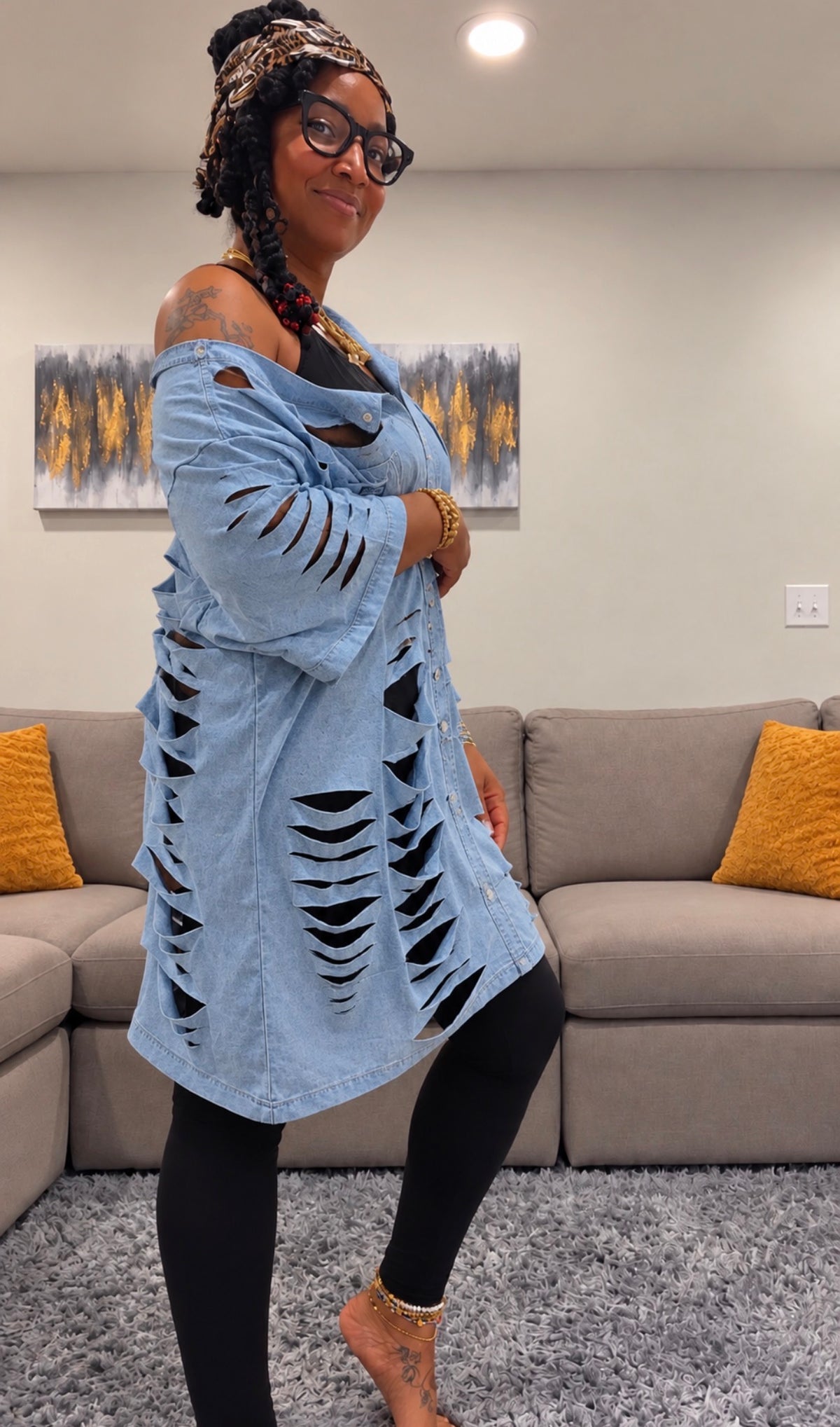 Denim Tshirt Dress