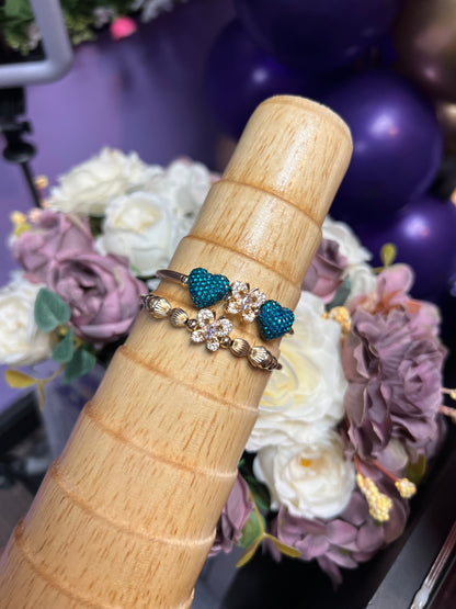 Butterfly CZ Stretch Set